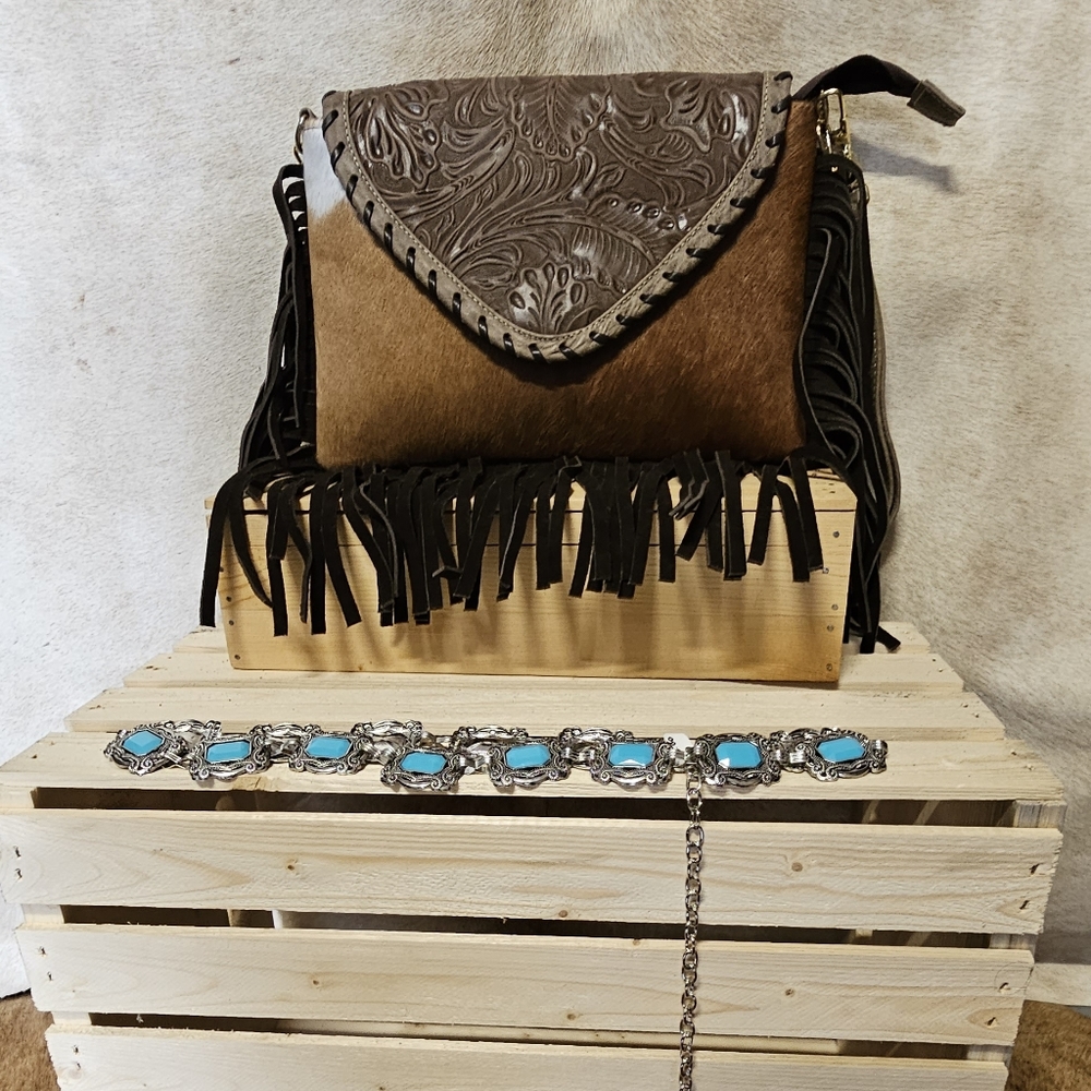 PURSE BANDOLERA LEATHER